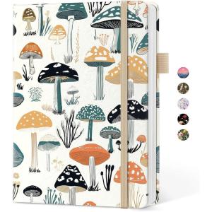 image:imageTaja Aesthetic Lined Journal for Women Pretty 6 x 8 Notebook for Work amp Note with 160 College Ruled Pages Hardcover Leather Notebook for Journaling Note Taking Bible Study Dreamscape HillsKMushrooms Grove
