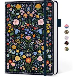 image:imageTaja Aesthetic Lined Journal for Women Pretty 6 x 8 Notebook for Work amp Note with 160 College Ruled Pages Hardcover Leather Notebook for Journaling Note Taking Bible Study Dreamscape HillsDGarden of Whimsy