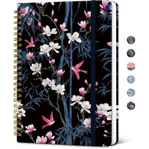 image:imageTaja Lined Spiral Journal Notebook for Women Pretty College Ruled Notebook for Work amp Note Taking A5 Hardcover Journal for Writing Cute Aesthetic 140 Pages ButterflyLMagnolia Song