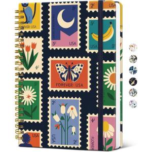 image:imageTaja Spiral Journal Notebook for Women Pretty Hardcover Lined Notebook for Work amp Note Taking Aesthetic Cute Journal for Writing 140 Pages 58x83 Petal ArrayGStamp