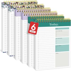 image:imageTaja To Do List Notepad  To Do List Notebook for Work with 52 Sheets 98 x 65 Undated Daily Planner Perfect for Daily Tasks and Goal Setting Notepad Suitable for Office Home amp School  Greenery SwayzMulti