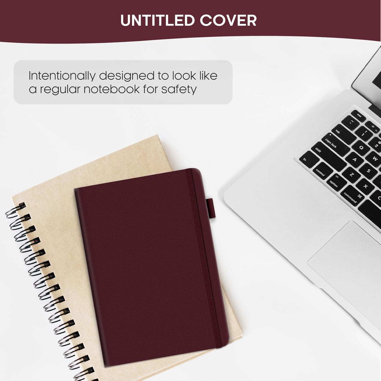 image:imageTaja Address Book with Alphabetical TabsHardcover Address Book Large Print for Record Contacts Small Address Book to Store All Your Important Informations in One Place AquamarineCBurgundy