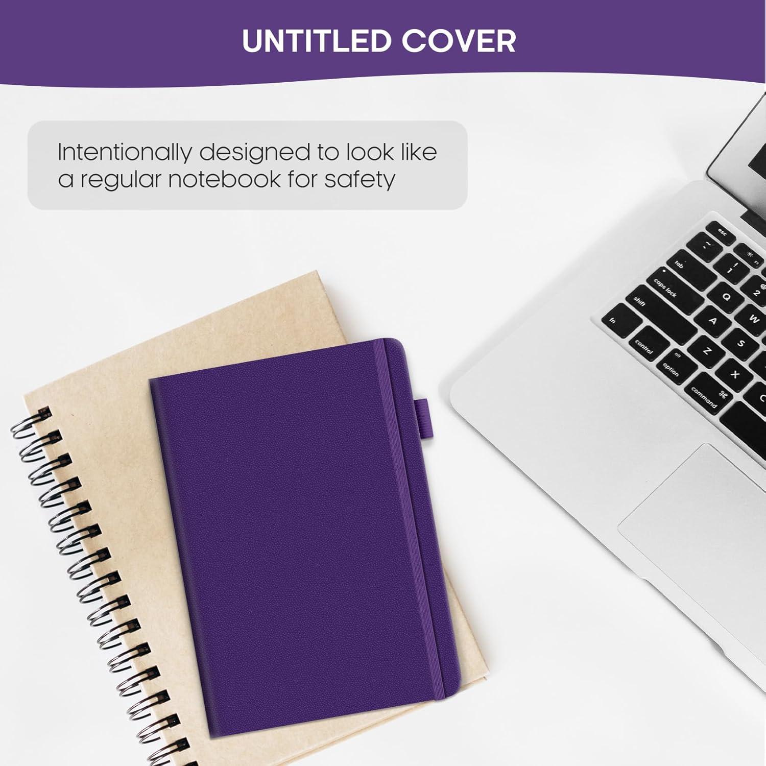 image:imageTaja Address Book with Alphabetical TabsHardcover Address Book Large Print for Record Contacts Small Address Book to Store All Your Important Informations in One Place AquamarineDPurple
