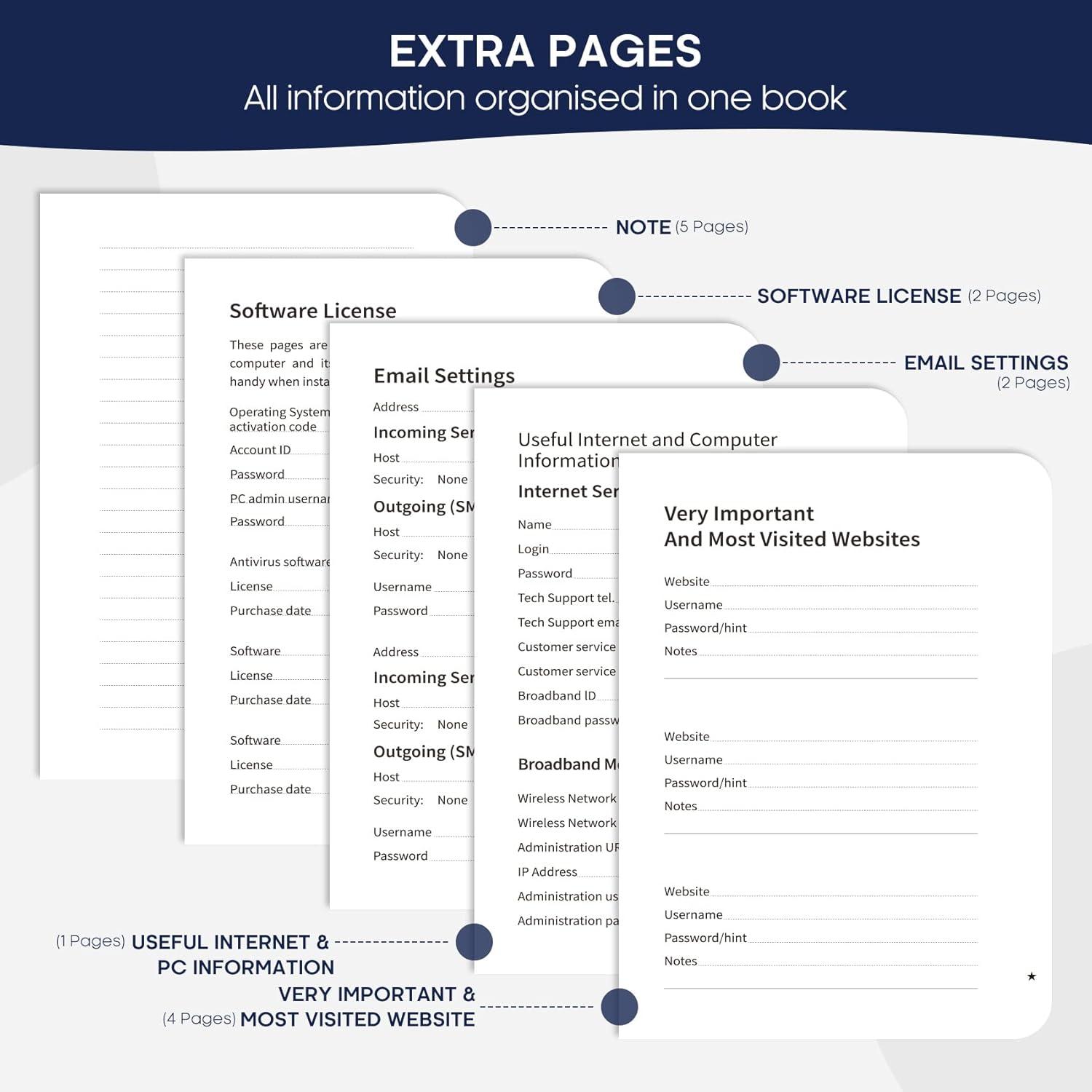 image:imageTaja Password Keeper Book with Alphabetical Tabs Small Password Books for Seniors Password Notebook for Internet Website Address Log in Detail Password Logbook to Help You Stay Organized Rose GoldBYou Are My Star