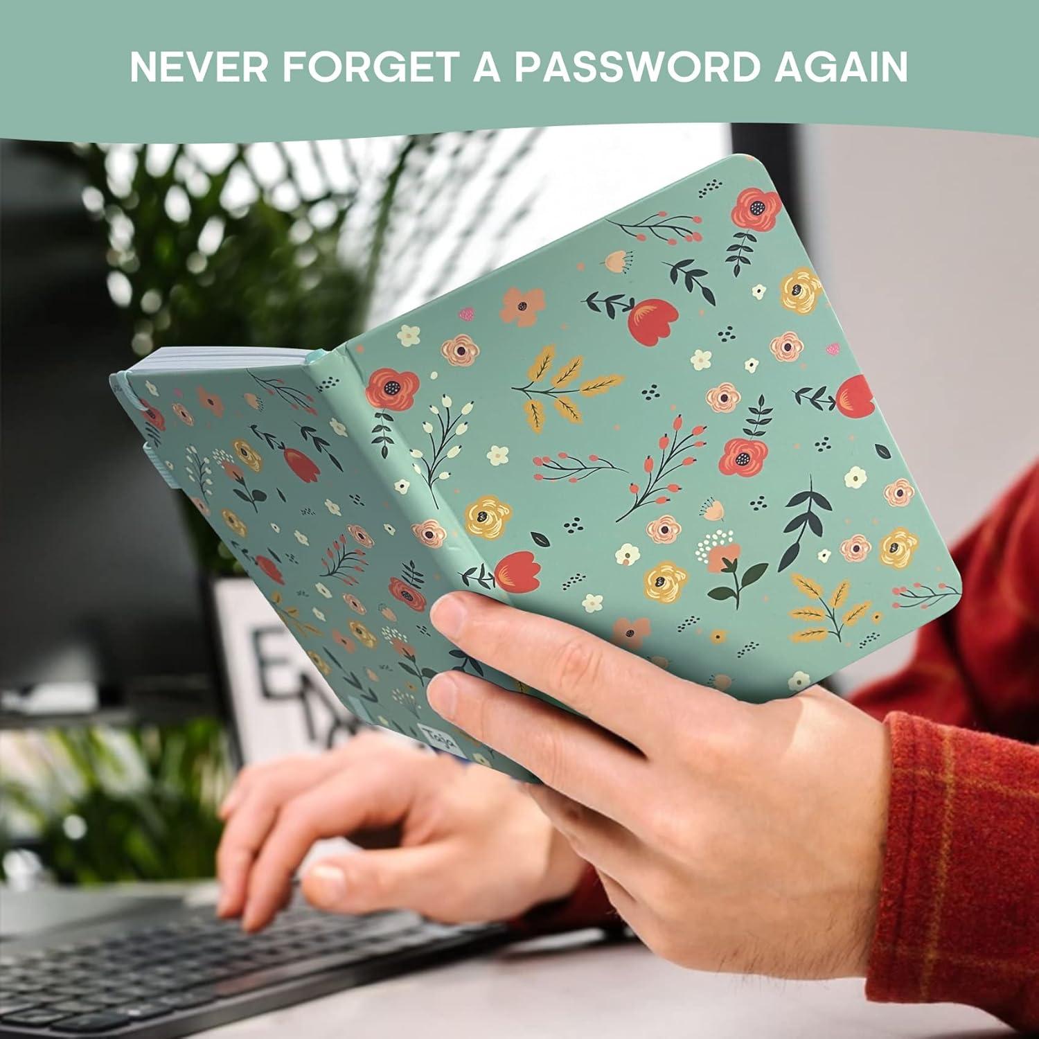 image:imageTaja Password Keeper Book with Alphabetical Tabs Small Password Books for Seniors Password Notebook for Internet Website Address Log in Detail Password Logbook to Help You Stay Organized Rose GoldBLittle Fortune