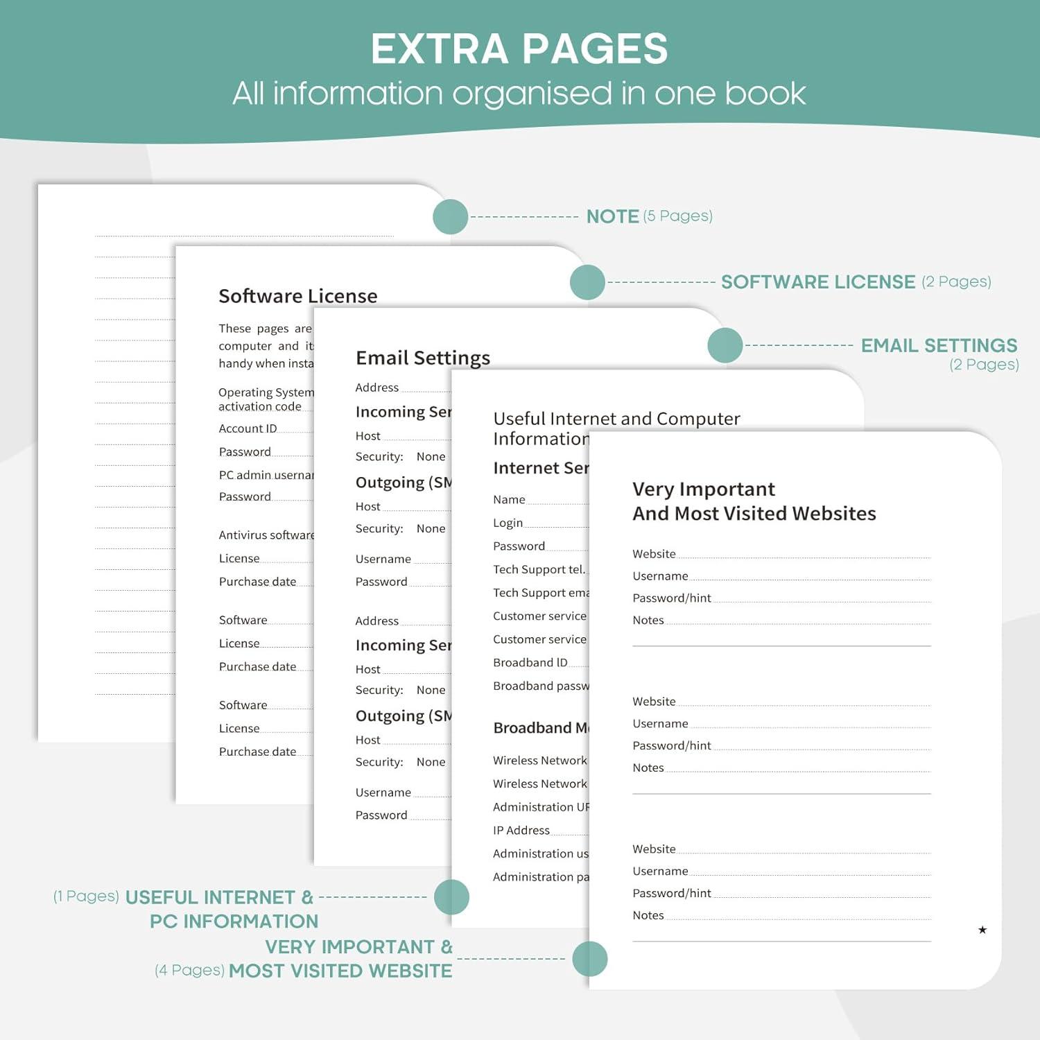 image:imageTaja Password Keeper Book with Alphabetical Tabs Small Password Books for Seniors Password Notebook for Internet Website Address Log in Detail Password Logbook to Help You Stay Organized Rose GoldDDepths Whale