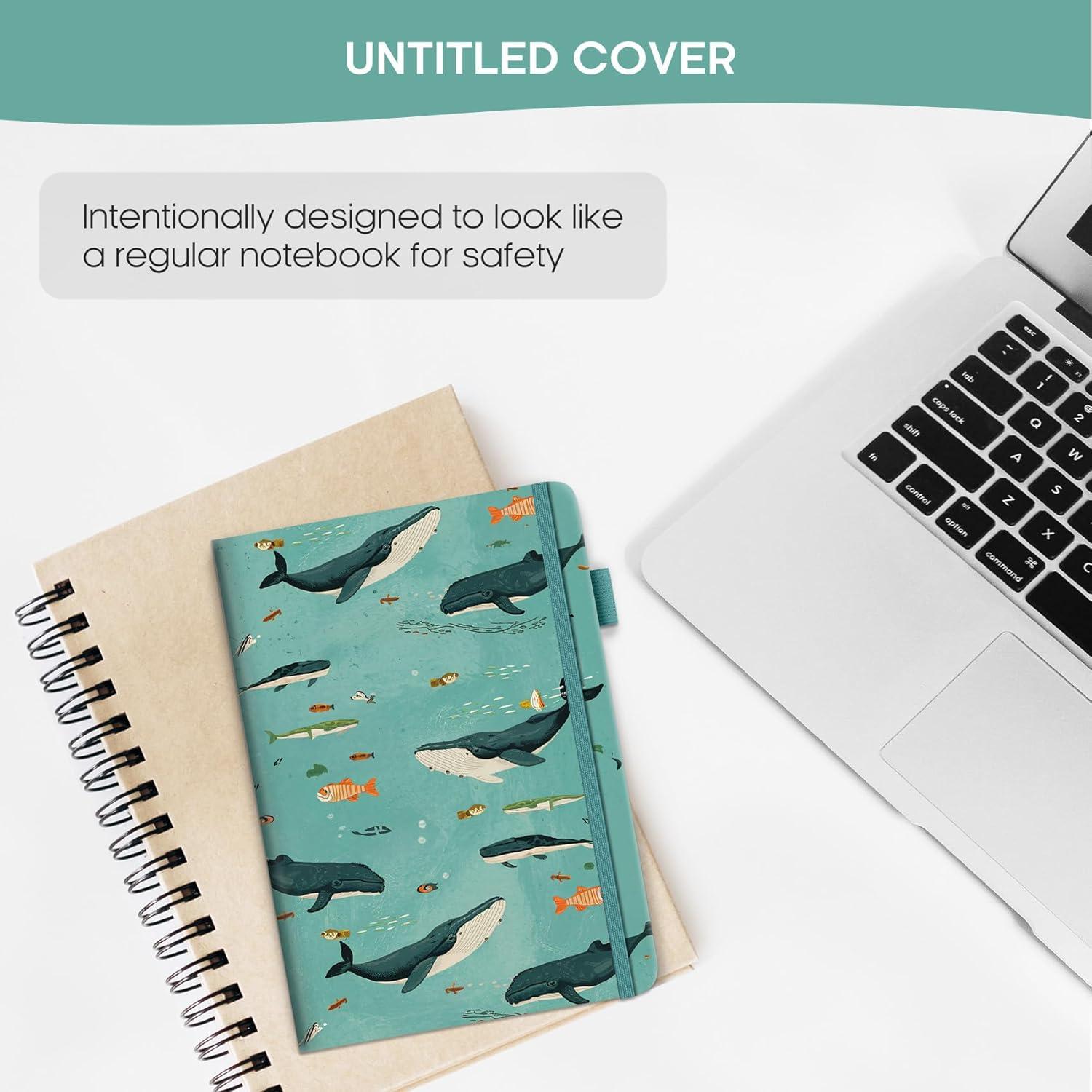 image:imageTaja Password Keeper Book with Alphabetical Tabs Small Password Books for Seniors Password Notebook for Internet Website Address Log in Detail Password Logbook to Help You Stay Organized Rose GoldDDepths Whale