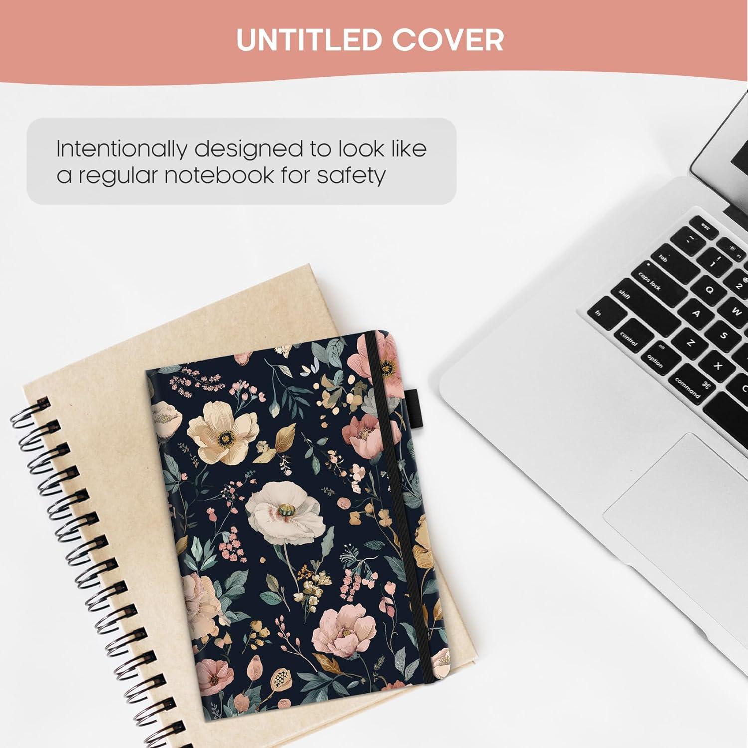 image:imageTaja Password Keeper Book with Alphabetical Tabs Small Password Books for Seniors Password Notebook for Internet Website Address Log in Detail Password Logbook to Help You Stay Organized Rose GoldDEvening Petals