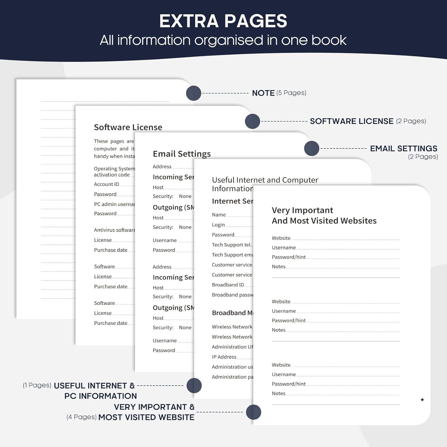 image:imageTaja Password Keeper Book with Alphabetical Tabs Small Password Books for Seniors Password Notebook for Internet Website Address Log in Detail Password Logbook to Help You Stay Organized Rose GoldCCrane