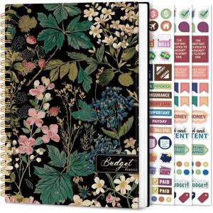 image:imageAesthetic Budget Planner  Monthly Finance Planner with Expense Tracker Undated Bill Organizer Budget Notebook to Manage Your Finances Account Budget Book  Celestial GardenWForest Botanica