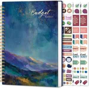 image:imageAesthetic Budget Planner  Monthly Finance Planner with Expense Tracker Undated Bill Organizer Budget Notebook to Manage Your Finances Account Budget Book  Celestial GardenPStarlit Peaks