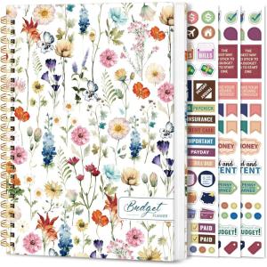 image:imageAesthetic Budget Planner  Monthly Finance Planner with Expense Tracker Undated Bill Organizer Budget Notebook to Manage Your Finances Account Budget Book  Celestial GardenAWildflowers