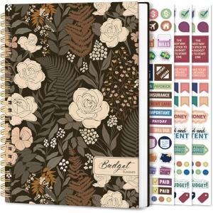 image:imageAesthetic Budget Planner  Monthly Finance Planner with Expense Tracker Undated Bill Organizer Budget Notebook to Manage Your Finances Account Budget Book  Celestial GardenEWild Rose
