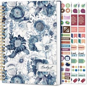 image:imageAesthetic Budget Planner  Monthly Finance Planner with Expense Tracker Undated Bill Organizer Budget Notebook to Manage Your Finances Account Budget Book  Celestial GardenGBlue Floral