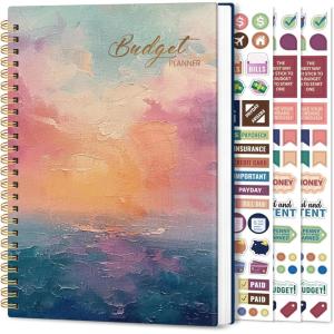 image:imageAesthetic Budget Planner  Monthly Finance Planner with Expense Tracker Undated Bill Organizer Budget Notebook to Manage Your Finances Account Budget Book  Celestial GardenNSunset