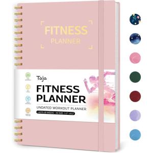 image:imageFitness Workout Journal for Women amp Men A555 x 85 Workout Log Book Planner for Tracking Progress and Achieving Your Wellness GoalsLavenderbPink