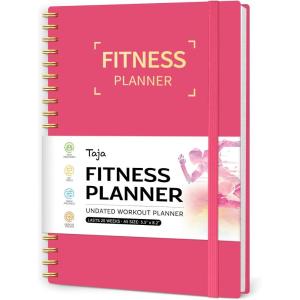 image:imageFitness Workout Journal for Women amp Men A555 x 85 Workout Log Book Planner for Tracking Progress and Achieving Your Wellness GoalsLavenderiBerry Pink