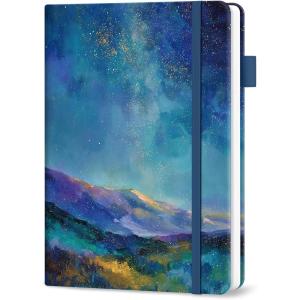 image:imageTaja Password Keeper Book with Alphabetical Tabs Small Password Books for Seniors Password Notebook for Internet Website Address Log in Detail Password Logbook with Colorful Designs  GardenZStarlit Peaks