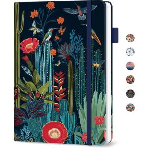 image:imageTaja Password Keeper Book with Alphabetical Tabs Small Password Books for Seniors Password Notebook for Internet Website Address Log in Detail Password Logbook with Colorful Designs  GardenOCactus Garden