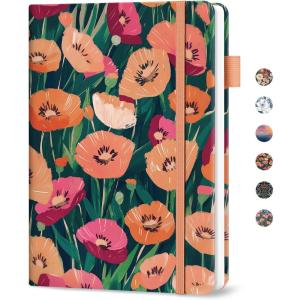 image:imageTaja Password Keeper Book with Alphabetical Tabs Small Password Books for Seniors Password Notebook for Internet Website Address Log in Detail Password Logbook with Colorful Designs  GardenBGolden Blush