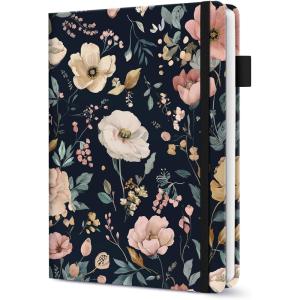 image:imageTaja Password Keeper Book with Alphabetical Tabs Small Password Books for Seniors Password Notebook for Internet Website Address Log in Detail Password Logbook to Help You Stay Organized  Rose GoldDEvening Petals