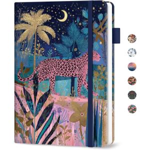 image:imageTaja Password Keeper Book with Alphabetical Tabs Small Password Books for Seniors Password Notebook for Internet Website Address Log in Detail Password Logbook with Colorful Designs  GardenLMidnight Jungle