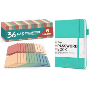 image:imageTaja password book and Sticky Notes