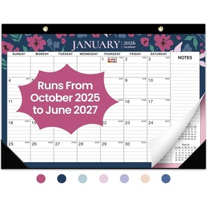 image:imageDesk Calendar 20262027 18Month Calendar Runs from July 2026 to December 2027 Large 17 x 12 Monthly Desktop amp Wall Calendar for Home amp Office  FloraljTwilight Petals