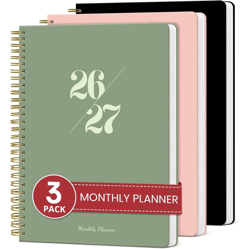image:imageMonthly Planner 20262027 18 Months Calendar Planner 20262027 Runs from July 2026 December 2027 7 x 10 Perfect for School Office Home Planning Lemon YellowUBlack Green Pink