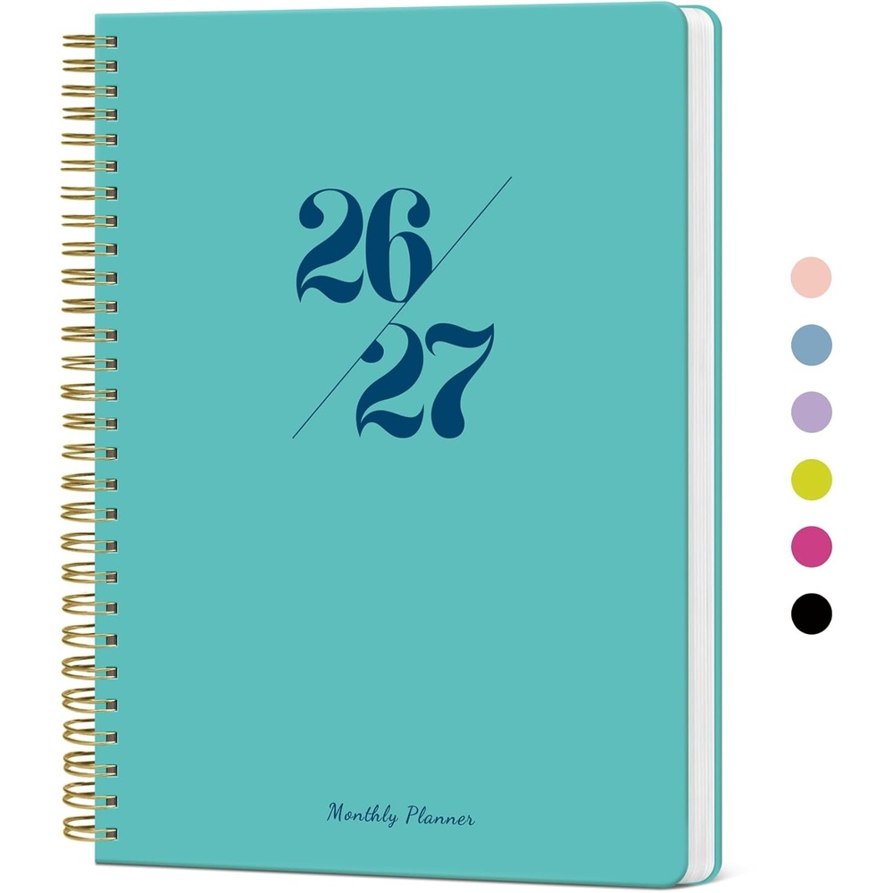 image:imageMonthly Planner 20262027 18 Months Calendar Planner 20262027 Runs from July 2026 December 2027 7 x 10 Perfect for School Office Home Planning Lemon YellowIAquamarine